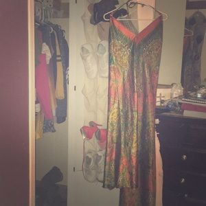 A beautiful silky dress